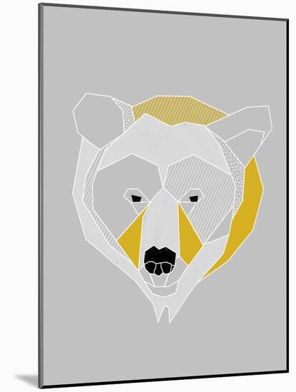 Origami Bear - Portrait-null-Mounted Giclee Print
