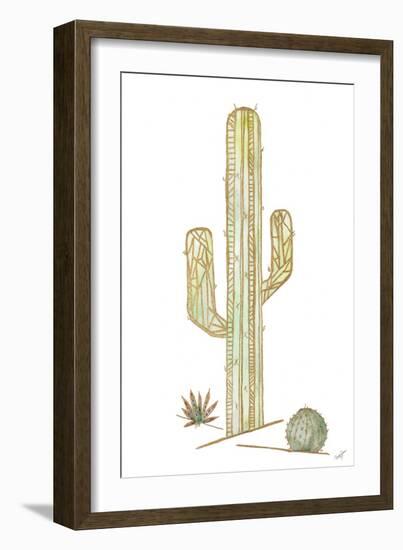 Origami Cactus-Nola James-Framed Art Print