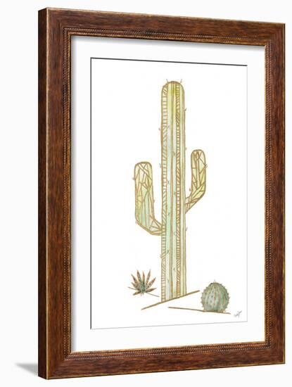 Origami Cactus-Nola James-Framed Art Print