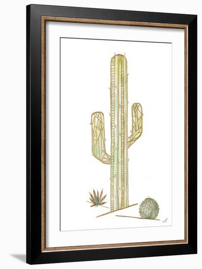 Origami Cactus-Nola James-Framed Art Print