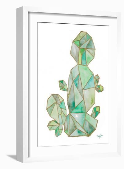 Origami Desert Cactus-Nola James-Framed Art Print