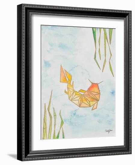 Origami Koi-Nola James-Framed Art Print