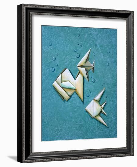 Origami School-Cindy Thornton-Framed Premium Giclee Print