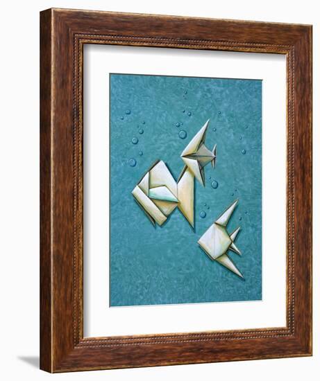 Origami School-Cindy Thornton-Framed Premium Giclee Print