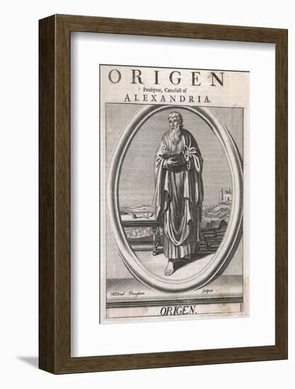 Origen of Alexandria Christian Writer and Teacher One of the Greek Fathers of the Church-Michael Burghers-Framed Photographic Print