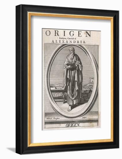 Origen of Alexandria Christian Writer and Teacher One of the Greek Fathers of the Church-Michael Burghers-Framed Photographic Print