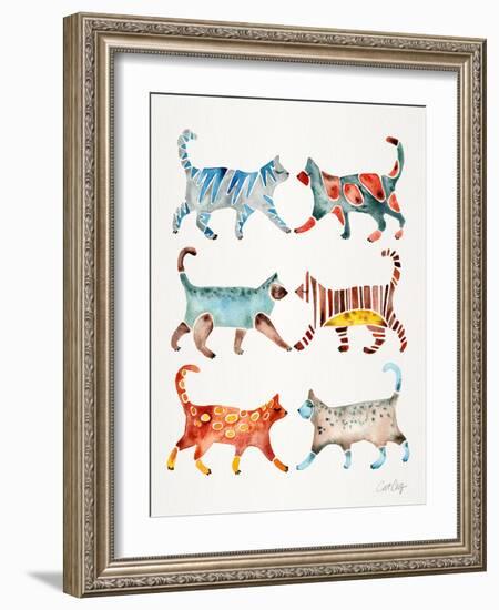 Original Cat Collection-Cat Coquillette-Framed Giclee Print