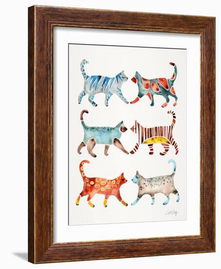 Original Cat Collection-Cat Coquillette-Framed Giclee Print