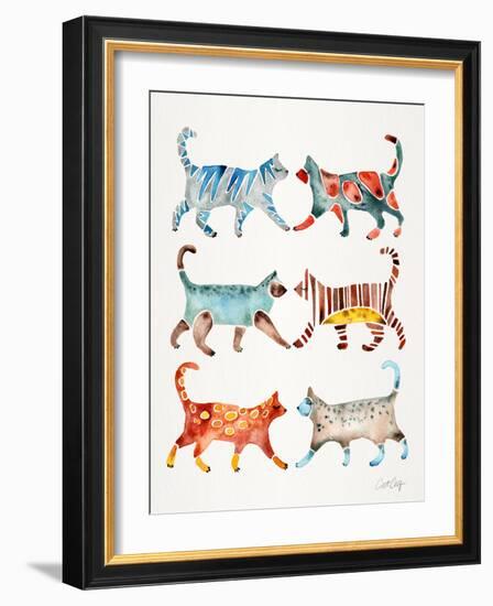 Original Cat Collection-Cat Coquillette-Framed Giclee Print