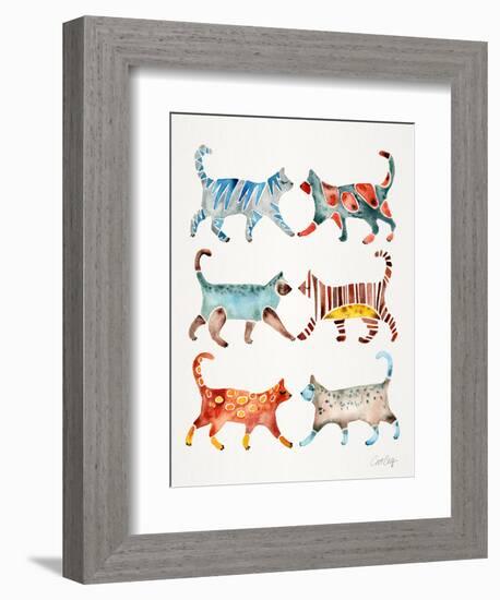 Original Cat Collection-Cat Coquillette-Framed Giclee Print