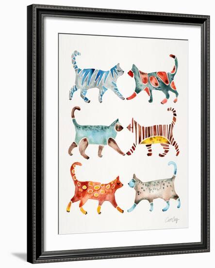 Original Cat Collection-Cat Coquillette-Framed Giclee Print