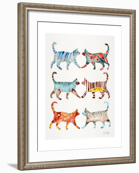Original Cat Collection-Cat Coquillette-Framed Giclee Print