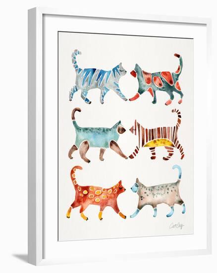 Original Cat Collection-Cat Coquillette-Framed Giclee Print