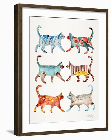 Original Cat Collection-Cat Coquillette-Framed Giclee Print