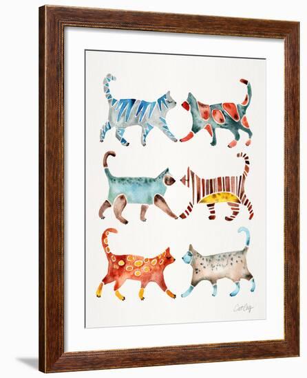 Original Cat Collection-Cat Coquillette-Framed Giclee Print