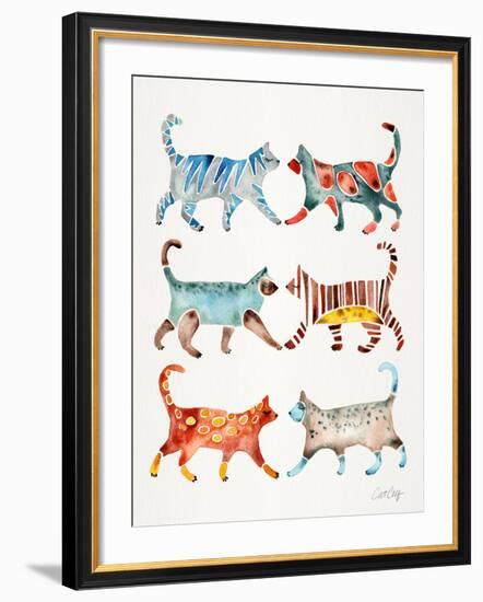 Original Cat Collection-Cat Coquillette-Framed Giclee Print