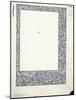 Original Drawing for a Full-Page Border-William Morris-Mounted Giclee Print