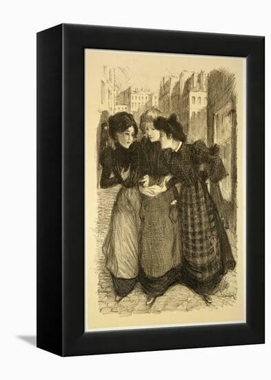 Original Drawing for "Les Maitres De L'Affiche"-Théophile Alexandre Steinlen-Framed Premier Image Canvas