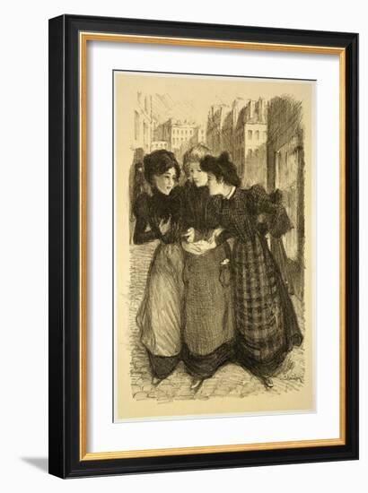 Original Drawing for "Les Maitres De L'Affiche"-Théophile Alexandre Steinlen-Framed Giclee Print