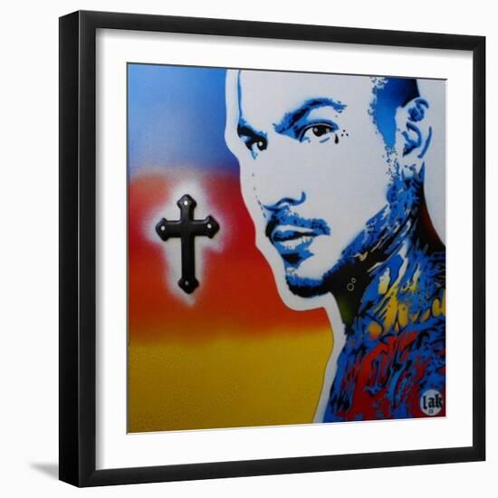 Original Gangster 2-Abstract Graffiti-Framed Giclee Print