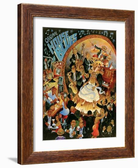 Original House of Blues-Bill Bell-Framed Giclee Print