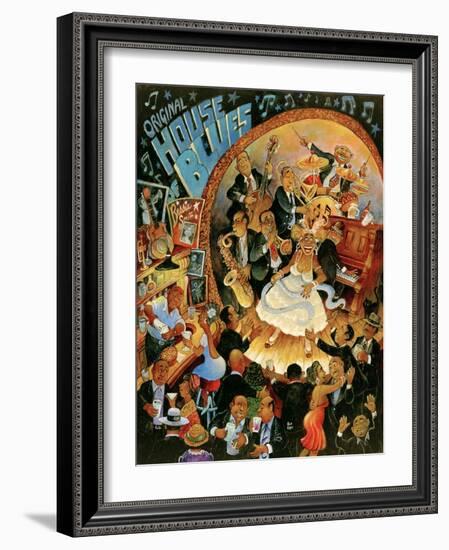 Original House of Blues-Bill Bell-Framed Giclee Print