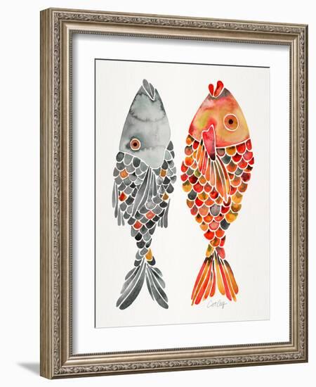 Original Indonesian Fish-Cat Coquillette-Framed Giclee Print