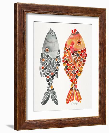 Original Indonesian Fish-Cat Coquillette-Framed Giclee Print