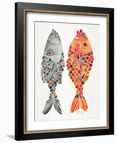 Original Indonesian Fish-Cat Coquillette-Framed Giclee Print