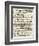 Original Manuscript of Bach's Eighth Invention-null-Framed Giclee Print