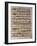 Original Piano Sheet Music-Giovanni Battista Somis-Framed Giclee Print