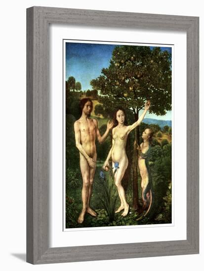 Original Sin: the Fall of Adam and Eve, C1467-1468-Hugo van der Goes-Framed Giclee Print