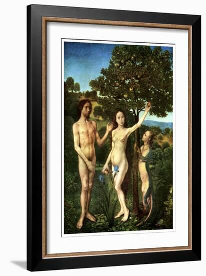 Original Sin: the Fall of Adam and Eve, C1467-1468-Hugo van der Goes-Framed Giclee Print