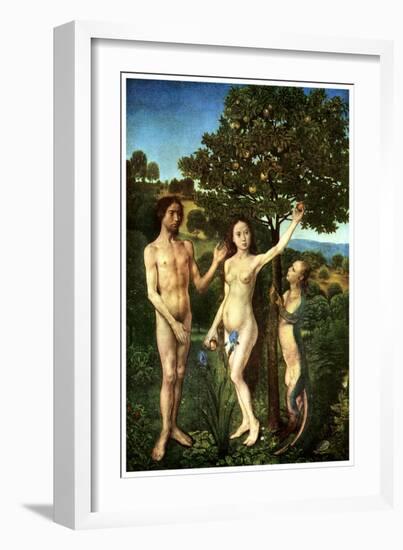 Original Sin: the Fall of Adam and Eve, C1467-1468-Hugo van der Goes-Framed Giclee Print