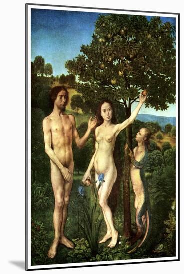 Original Sin: the Fall of Adam and Eve, C1467-1468-Hugo van der Goes-Mounted Giclee Print