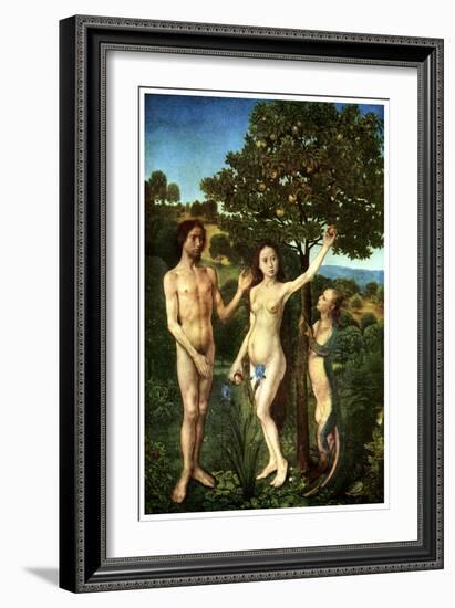 Original Sin: the Fall of Adam and Eve, C1467-1468-Hugo van der Goes-Framed Giclee Print