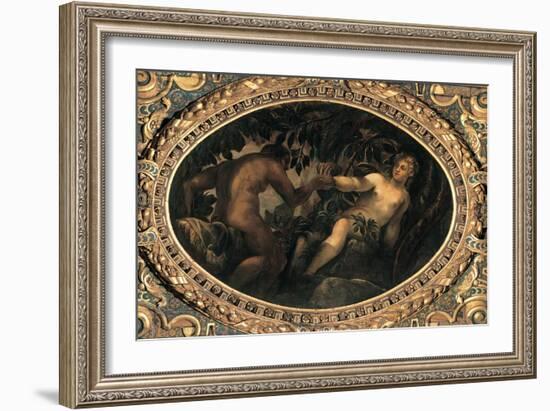 Original Sin-Tintoretto-Framed Art Print