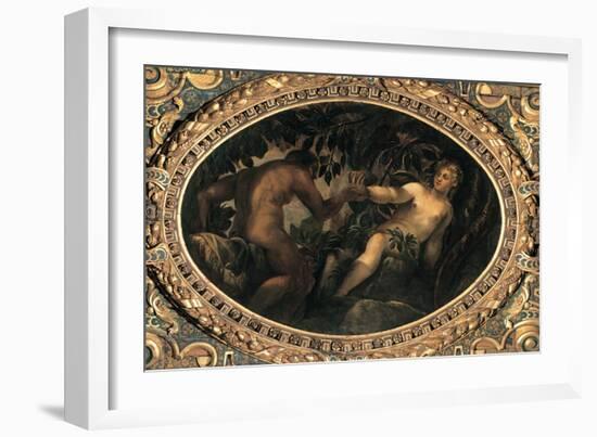 Original Sin-Tintoretto-Framed Art Print