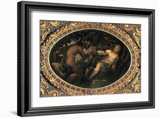 Original Sin-Tintoretto-Framed Art Print