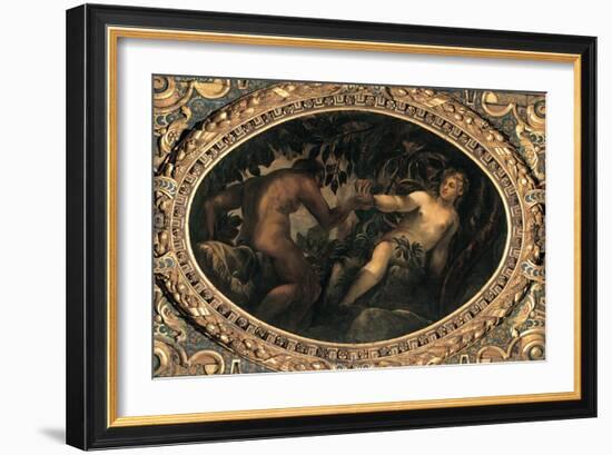 Original Sin-Tintoretto-Framed Art Print