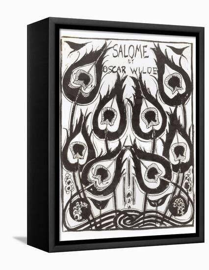 Original Sketch for the Cover of "Salome" by Oscar Wilde circa 1894-Aubrey Beardsley-Framed Premier Image Canvas