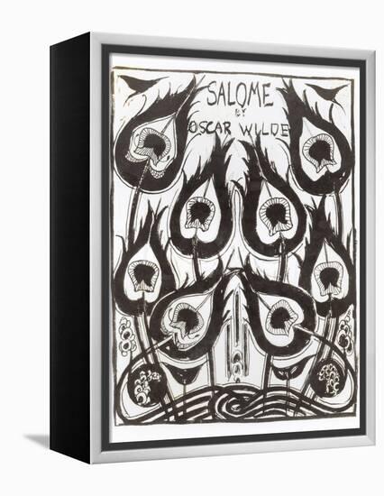 Original Sketch for the Cover of "Salome" by Oscar Wilde circa 1894-Aubrey Beardsley-Framed Premier Image Canvas