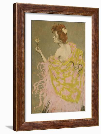 Original Sketch-Ramon Casas-Framed Giclee Print