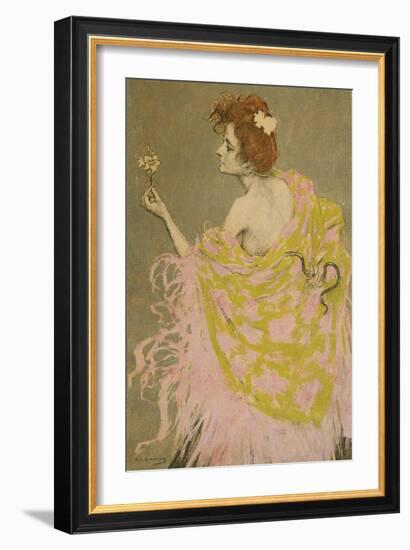 Original Sketch-Ramon Casas-Framed Giclee Print