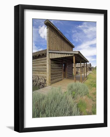 Original Storefront or Saloon Relocated to the Wild West Town of Cody, Montana, USA-Neale Clarke-Framed Photographic Print