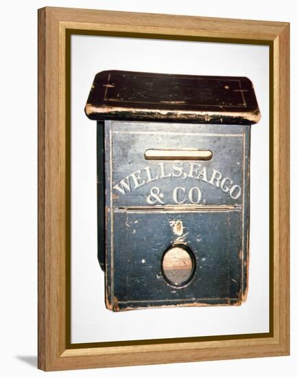 Original Wells Fargo and Co. Letter Box of the Old West, C.1880 (Wood)-American-Framed Premier Image Canvas