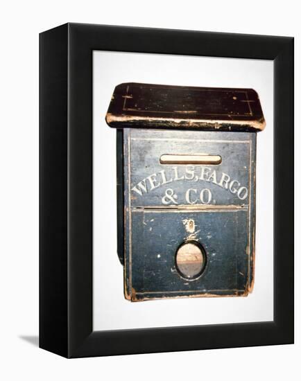 Original Wells Fargo and Co. Letter Box of the Old West, C.1880 (Wood)-American-Framed Premier Image Canvas