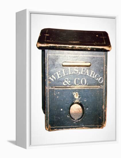 Original Wells Fargo and Co. Letter Box of the Old West, C.1880 (Wood)-American-Framed Premier Image Canvas