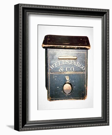 Original Wells Fargo and Co. Letter Box of the Old West, C.1880 (Wood)-American-Framed Giclee Print