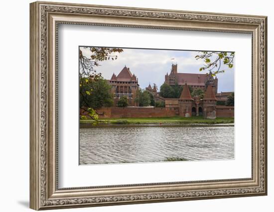 Originally built in the 13th century, Malbork was the castle of the Teutonic Knights-Mallorie Ostrowitz-Framed Photographic Print